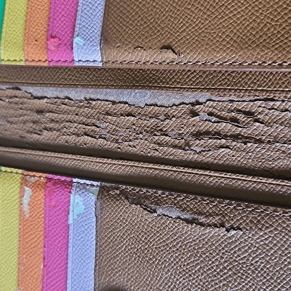 Coach Tan Leather Clutch - Picture 4 of 7